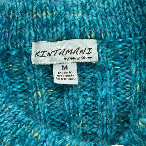 Kintamani by Wind River Chunky Boucle Knit Cardigan Sweater Womens Size Medium M - Picture 7 of 9